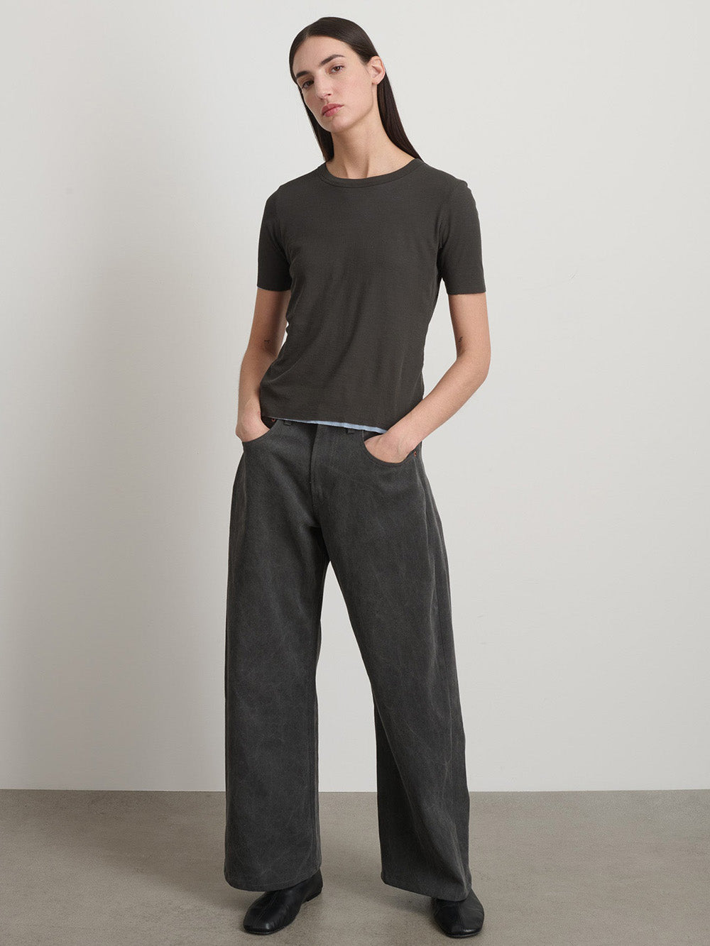 DOUBLE GREY BLUE T-SHIRT