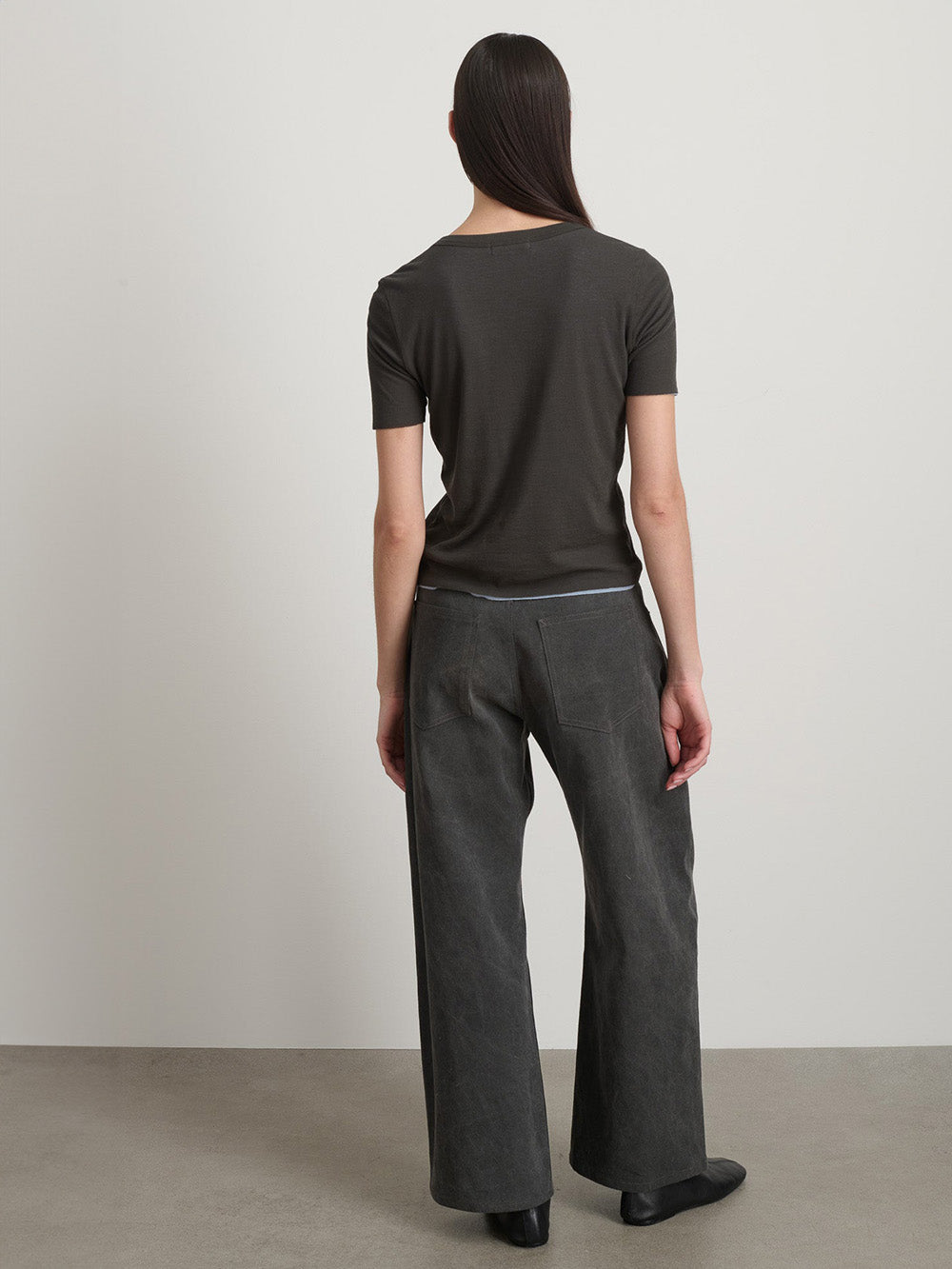 T-SHIRT DOUBLE GREY BLUE