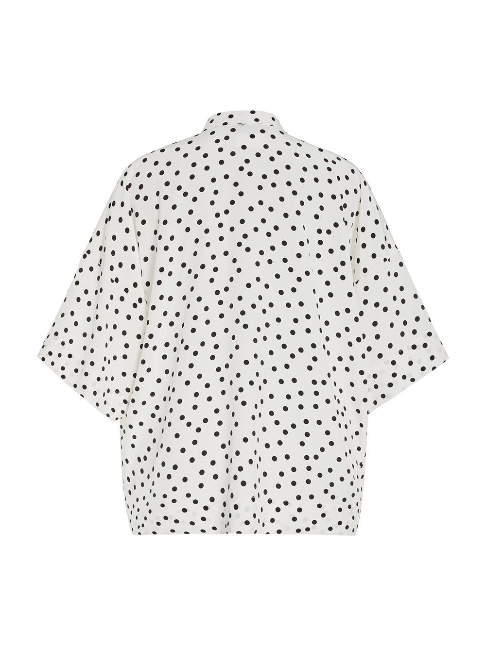 WHITE & BLACK ZOUA SHIRT