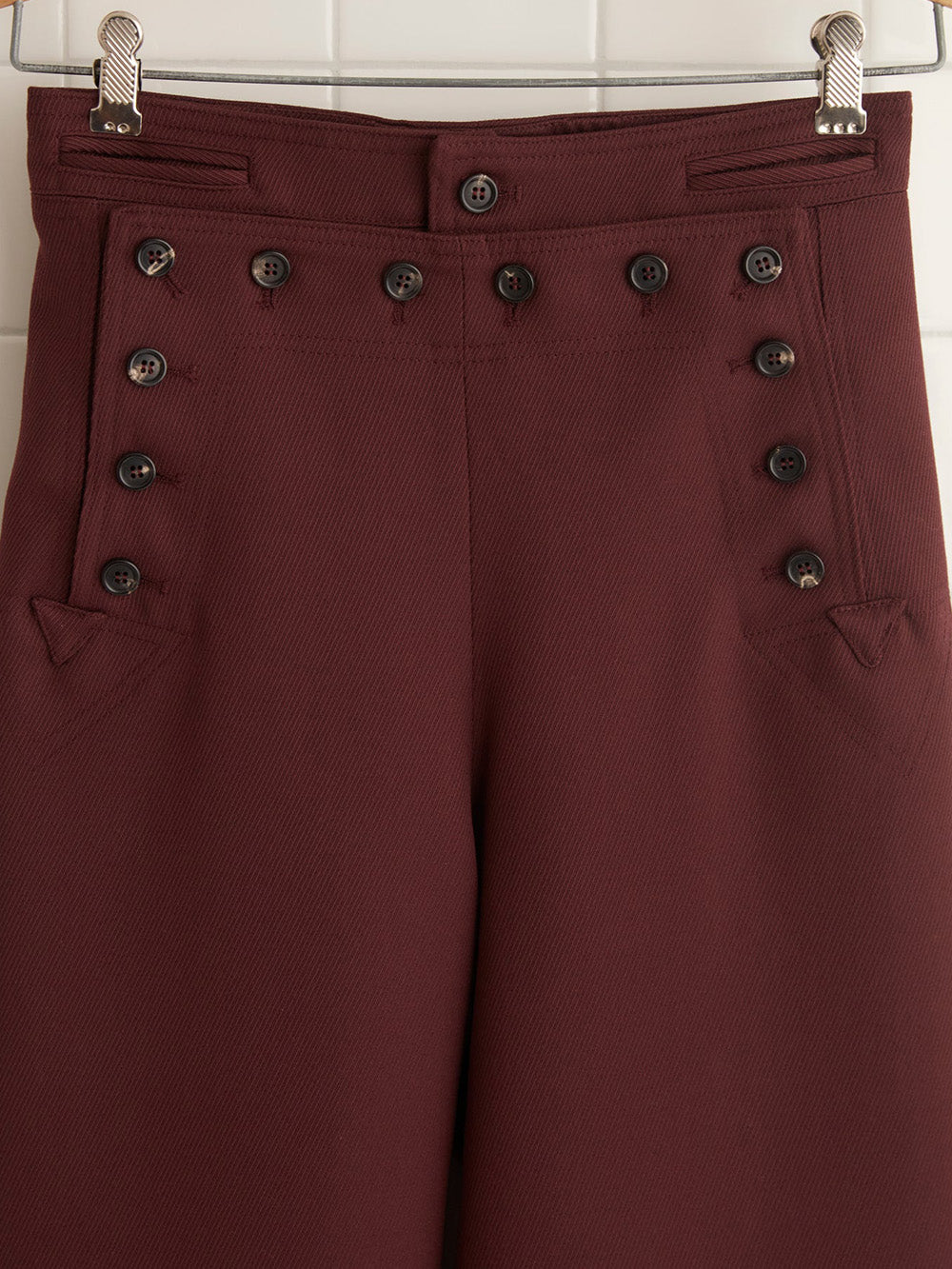 PANTALON RIDING SAILOR BORDEAUX