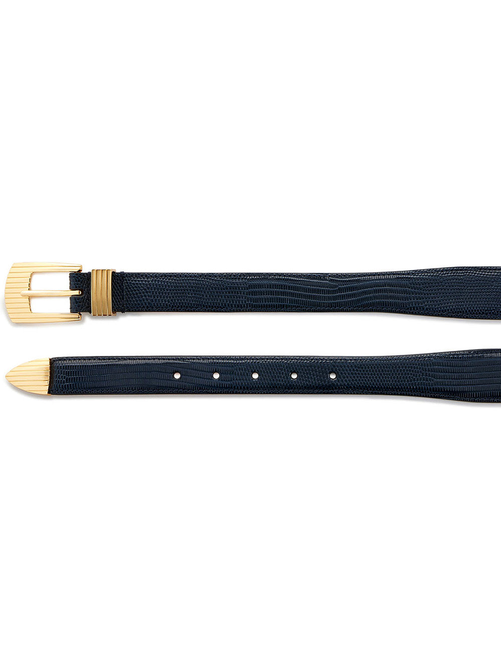 CEINTURE RODEO LEZARD BLUE