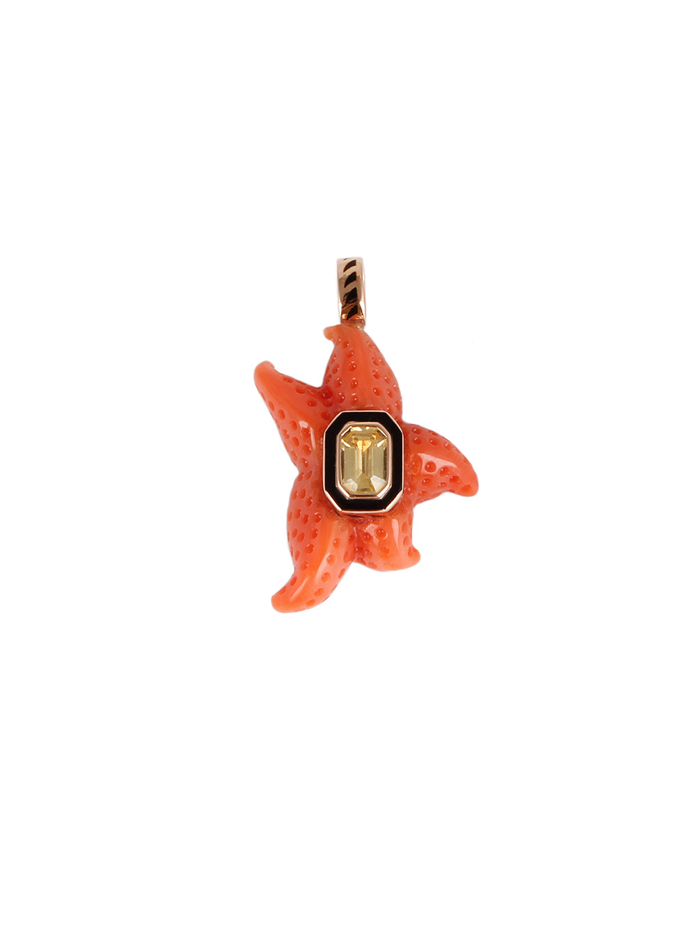 PENDENTIF ÉTOILE DE MER CORAIL