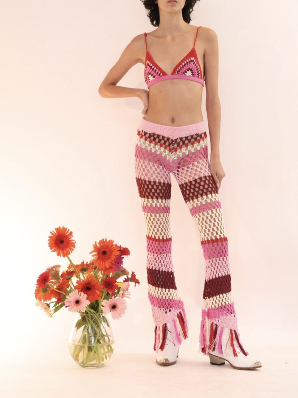 GARIX CROCHET TROUSERS