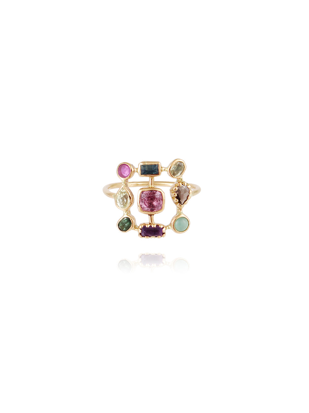 BAGUE SUPER COURONNÉE SAPHIRS