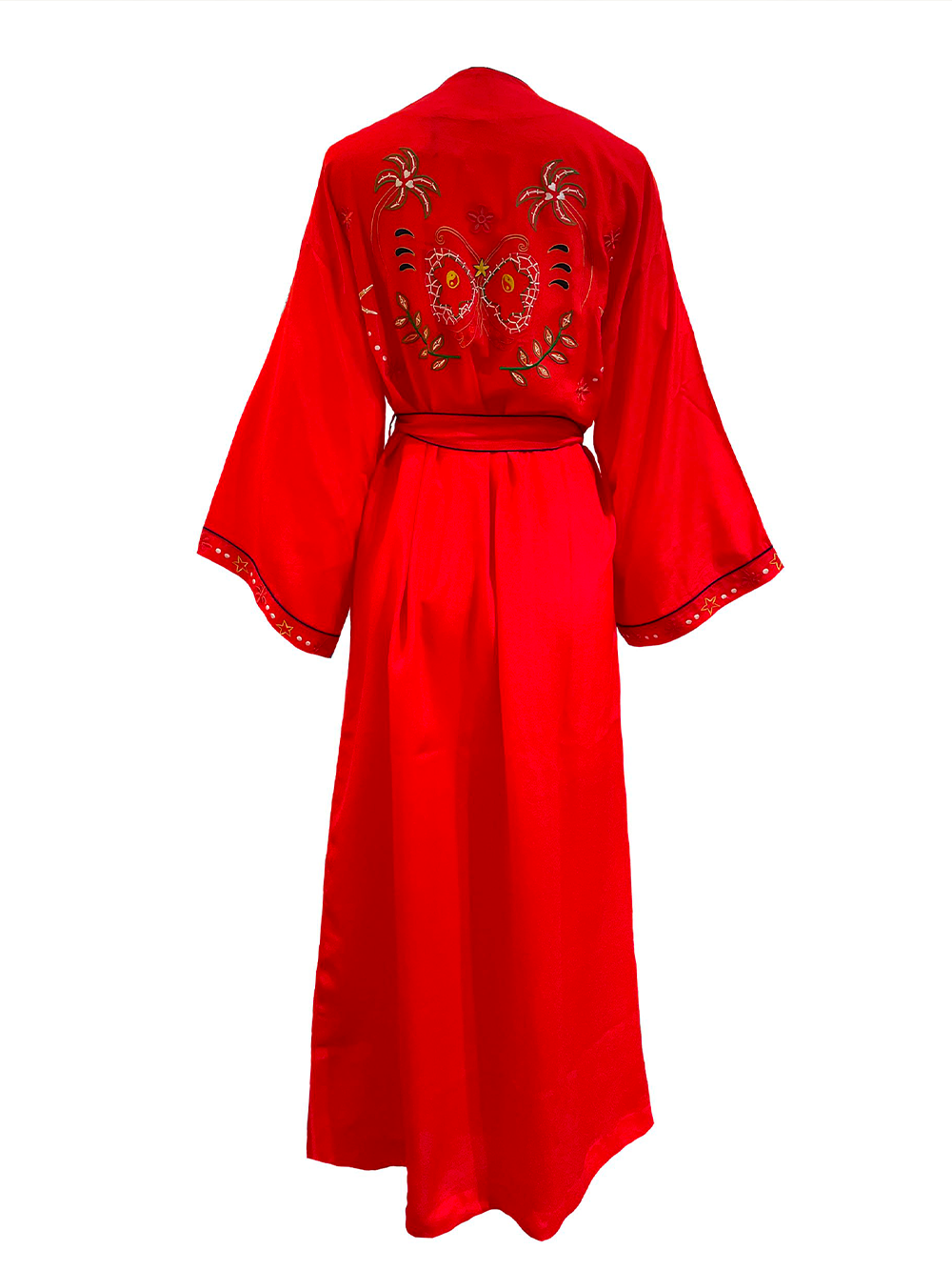 ROBE LONGUES LADY SILK ROUGE