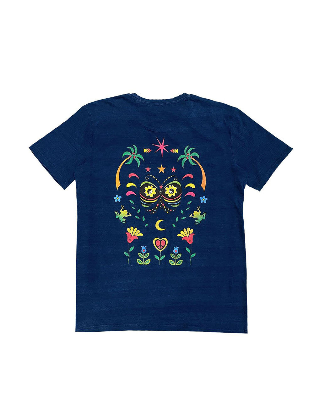 FREE THE LOVE NAVY BLUE TEE SHIRT