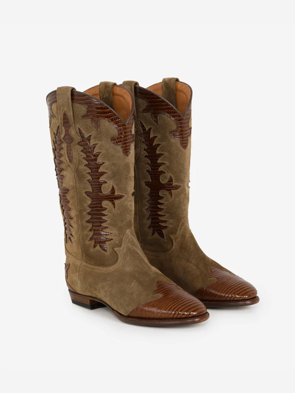 BOTTES SANTIAG MIDNIGHT LORD CHESTNUT BROWN