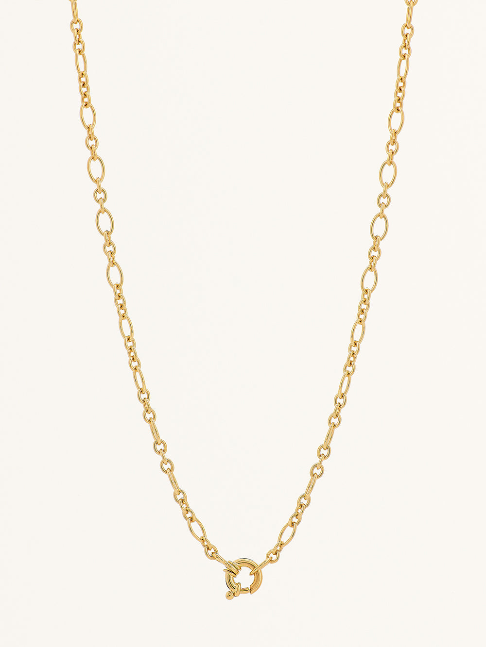 ALTERNATE CHAIN 47 CM YELLOW GOLD