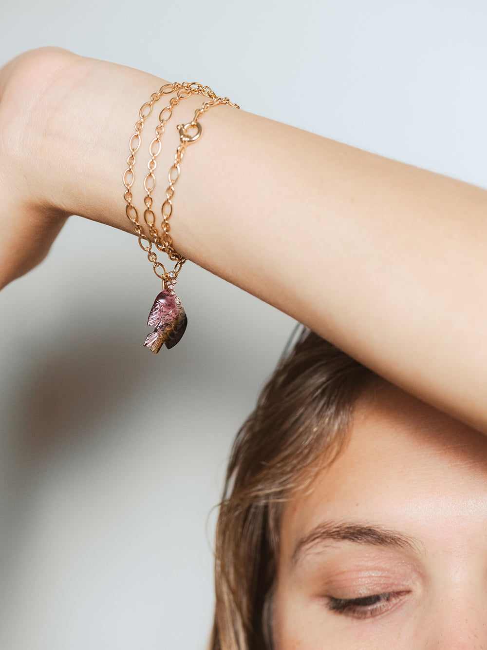 ALTERNATE CHAIN 47 CM YELLOW GOLD