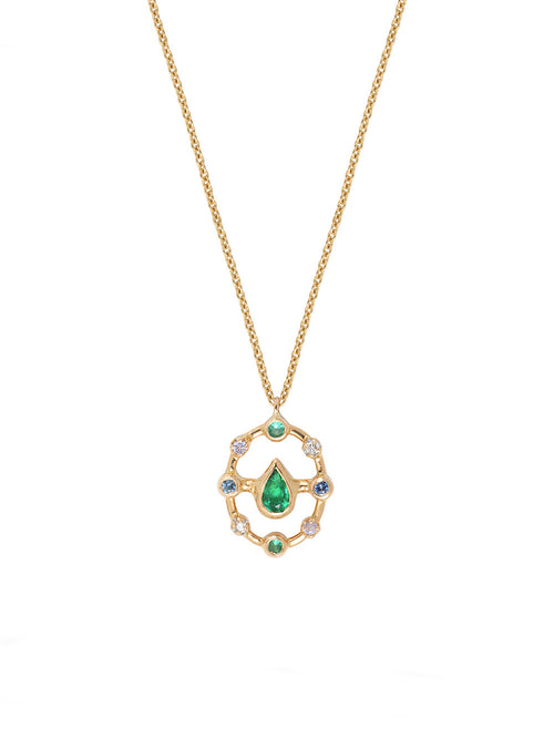 SOLAL EMERALD NECKLACE