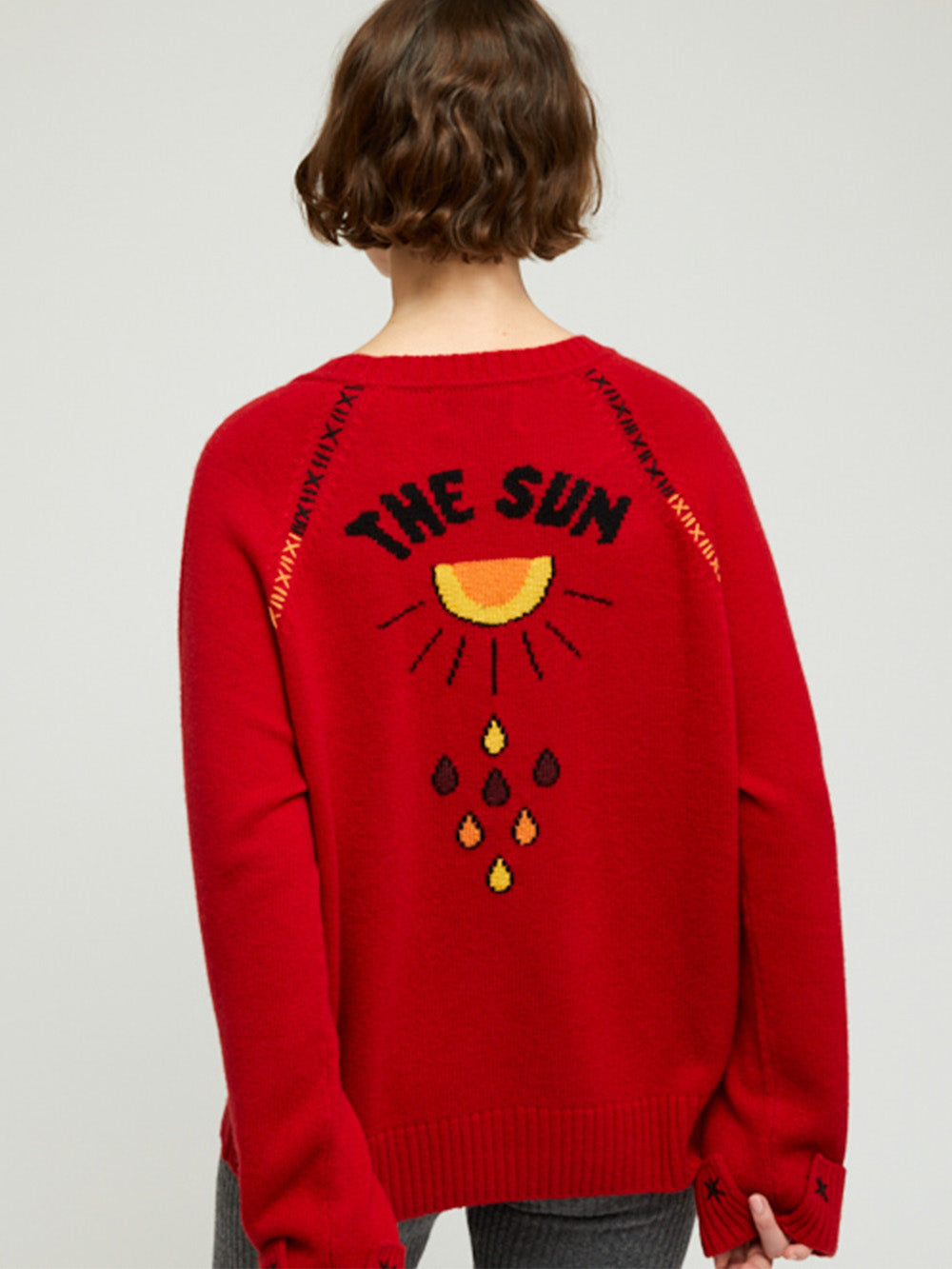 PULL CACHEMIRE SUN RED