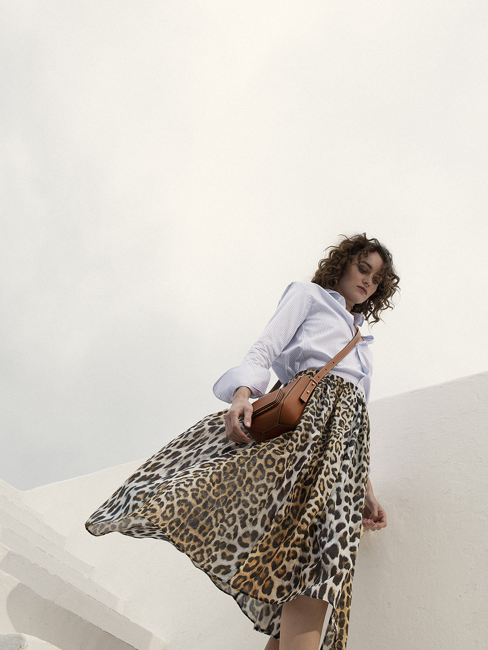 LEOPARD MINORCA SKIRT