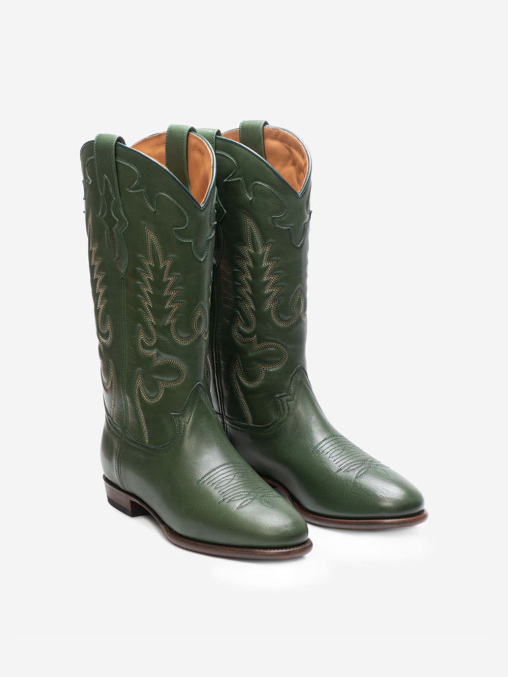 BOTTES MIDNIGHT LEATHER DARK GREEN