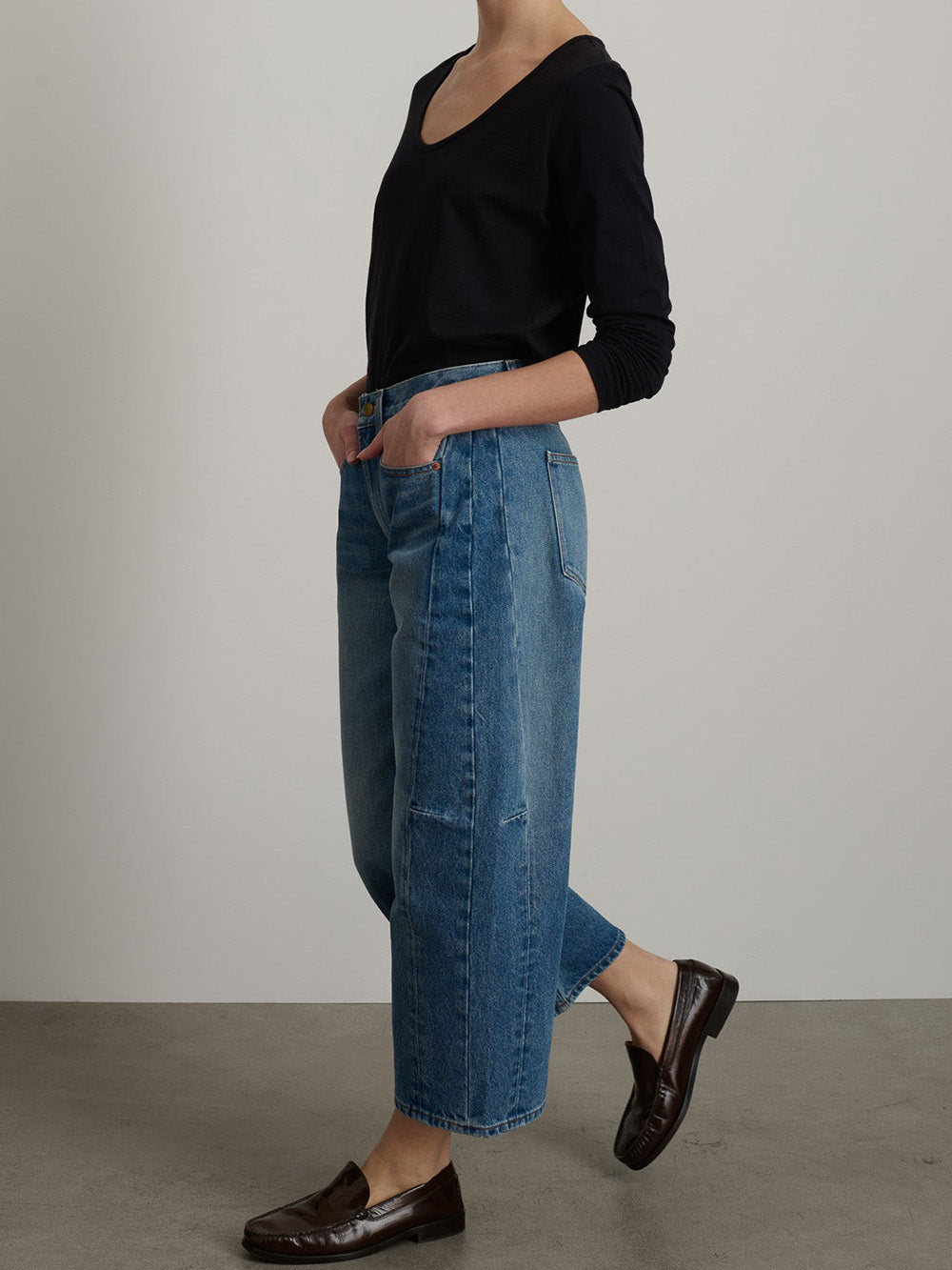 JEAN RELAXED LASSO HYDE WASH