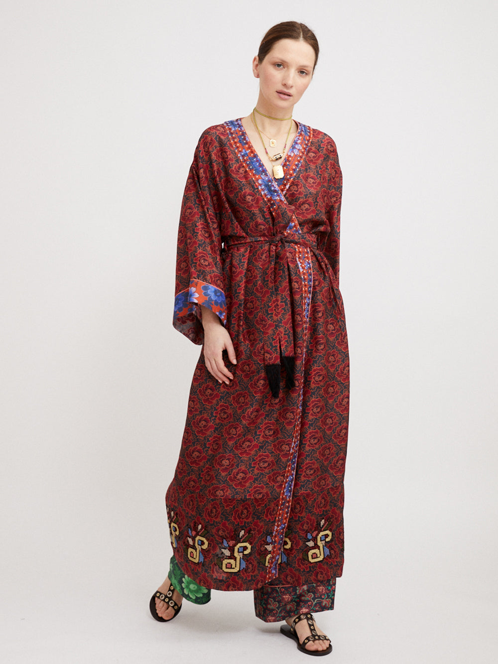 Shops robe maxi portefeuille