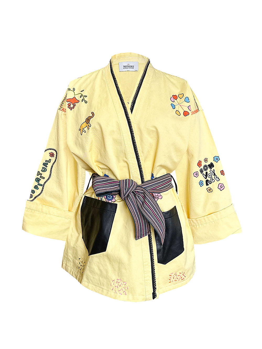 KIMONO BON VOYAGE JAUNE