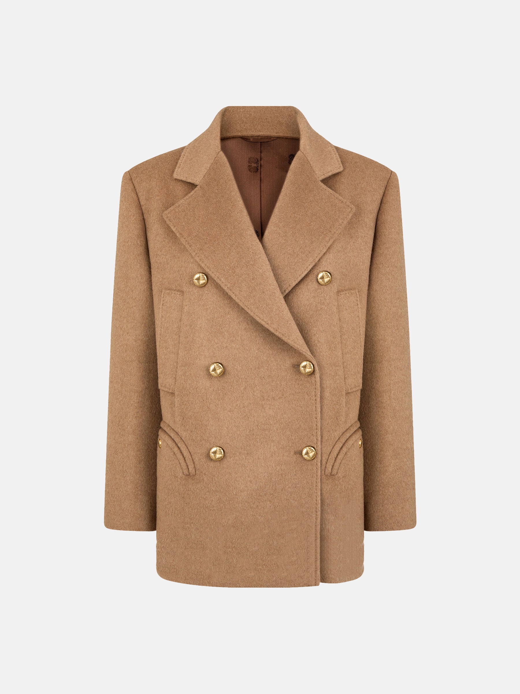 SEALADY MYLIUS CAMEL COAT