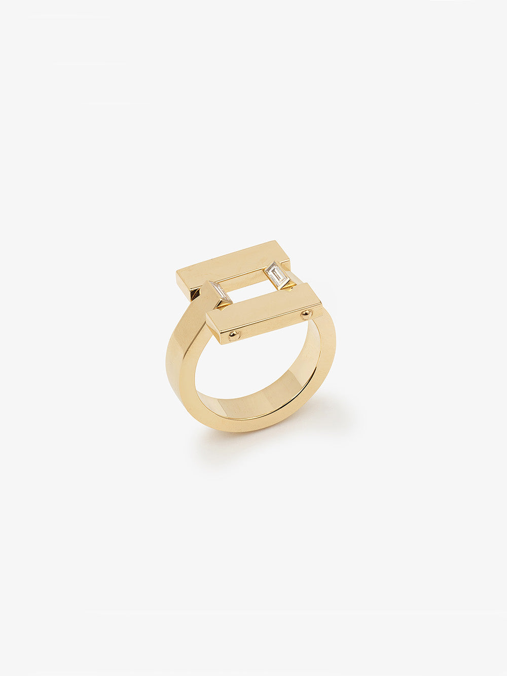 FIRST BAGUETTE PAVILION RING