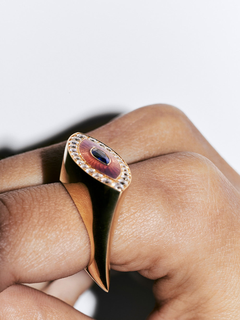 BAGUE EVIL EYE METRIQUE PURPLE