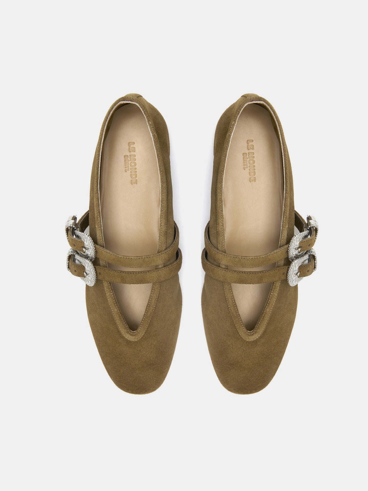 BALLERINES CLAUDIA SUEDE TAUPE