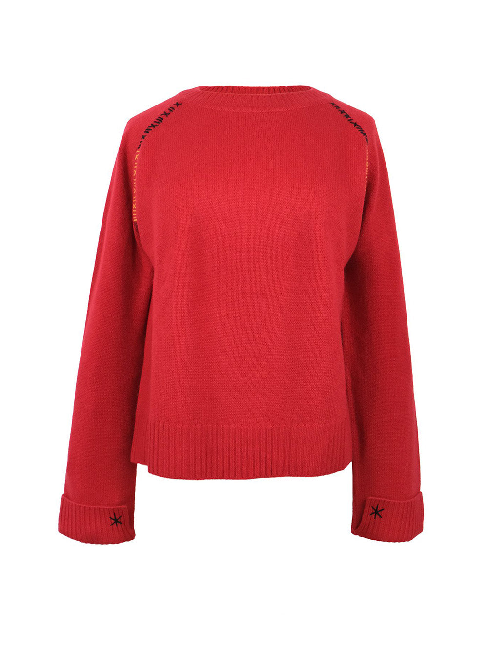 SUN RED CASHMERE SWEATER