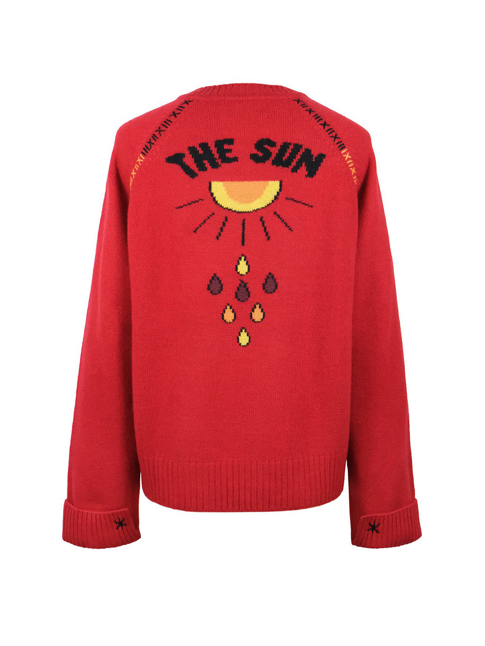 SUN RED CASHMERE SWEATER