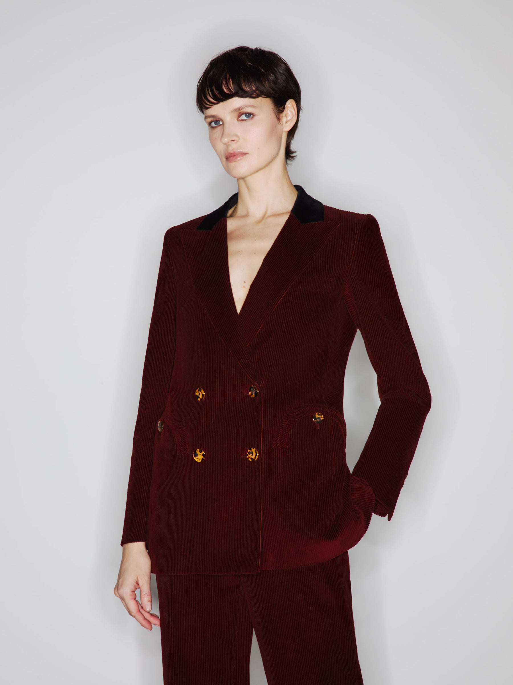 BLAZER EVERYDAY CLASSIC TOUCH PLUM