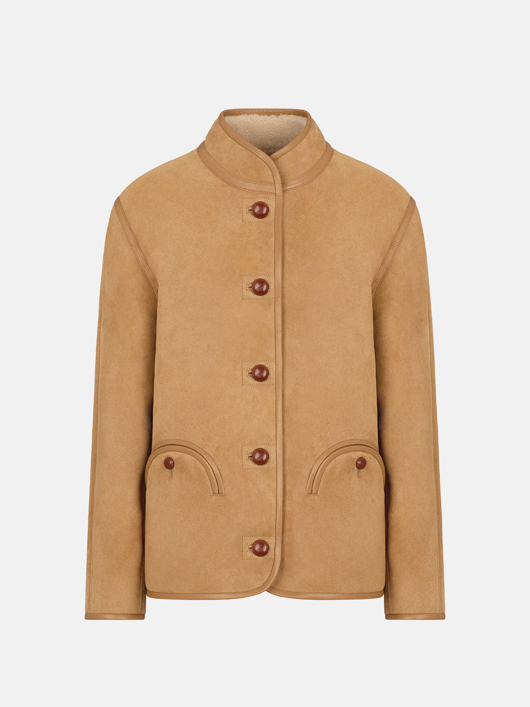 TATOOSH CURLY CAMEL JACKET