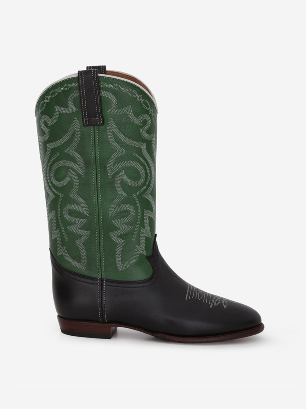  MIDNIGHT WANDER GREEN BLACK BOOTS