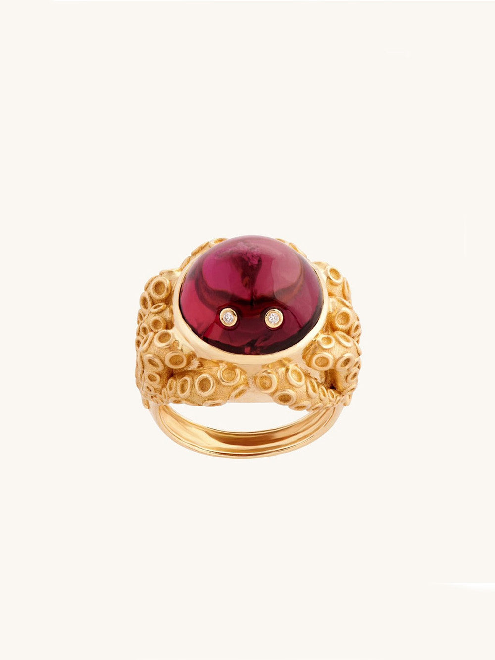 TOURMALINE OCTOPUS RING