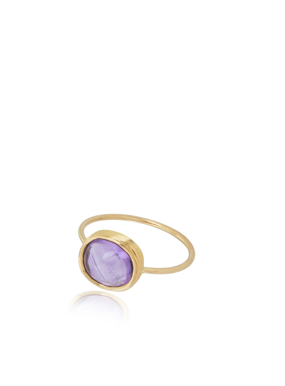 AMETHYST AND GOLD RING