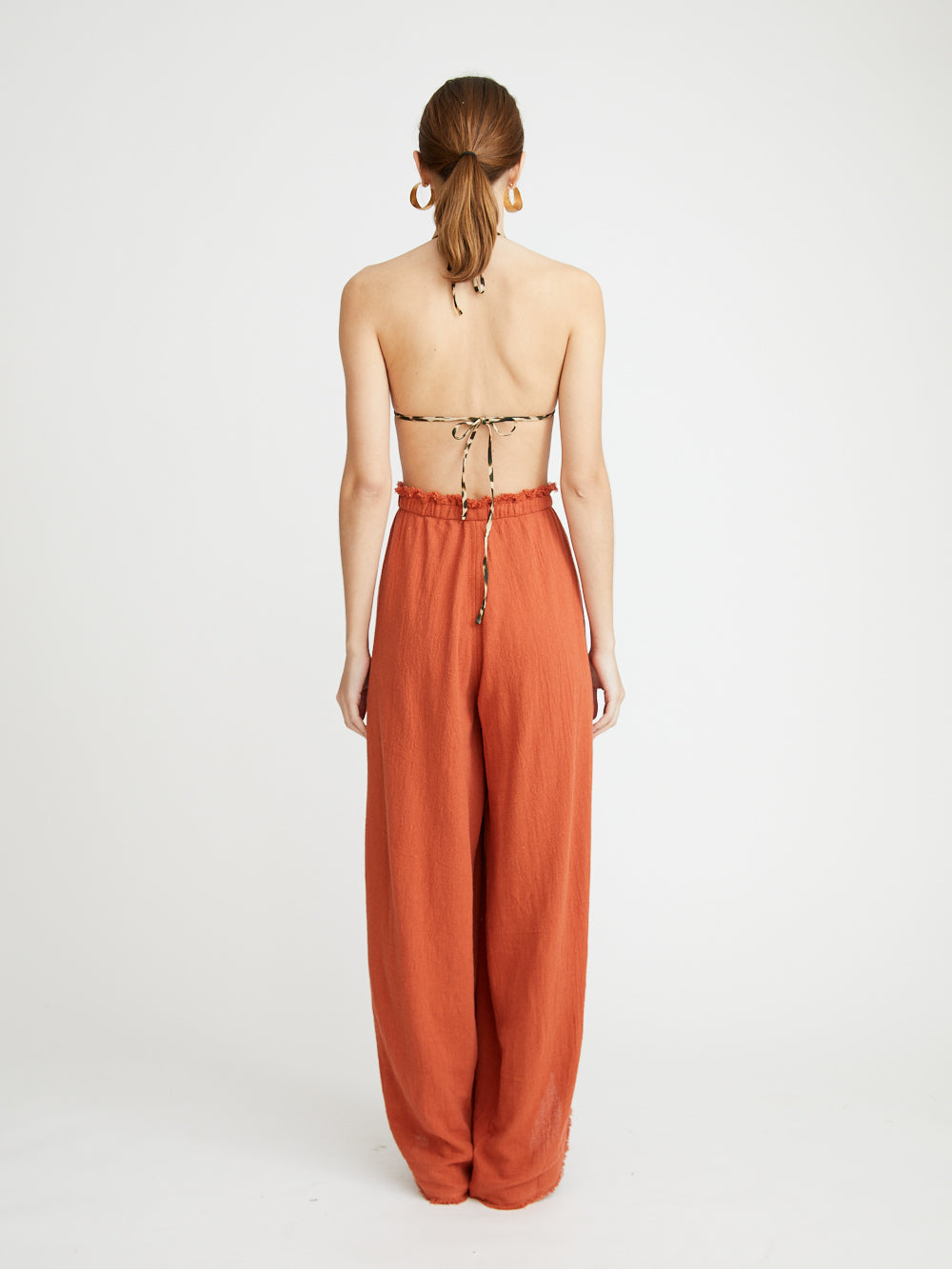 XUBUE BURNT OCHRE PANTS