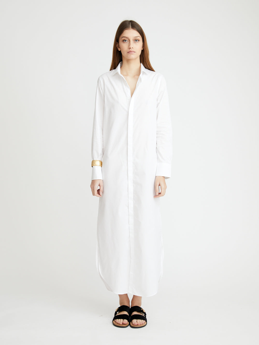 WHITE BLANKET DRESS