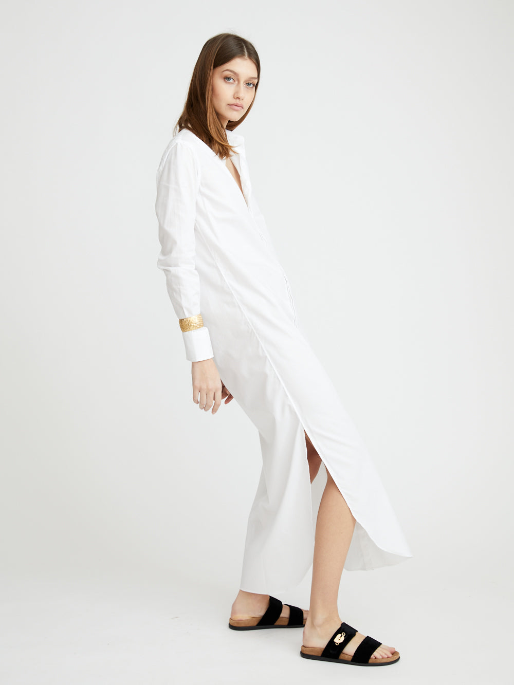 WHITE BLANKET DRESS