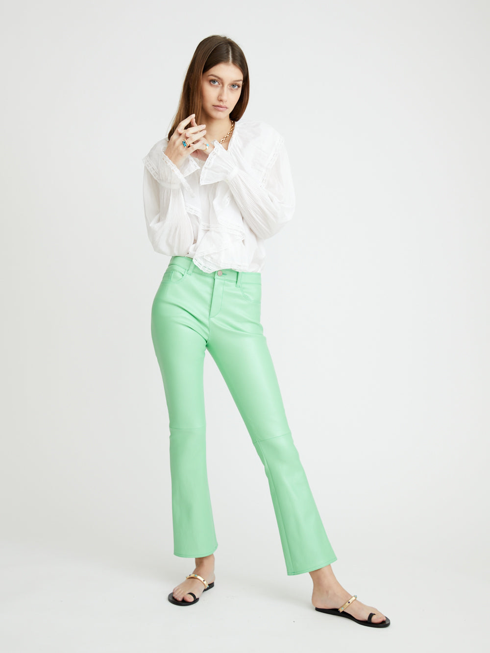 PANTALON DEAN PLONGÉ VERT