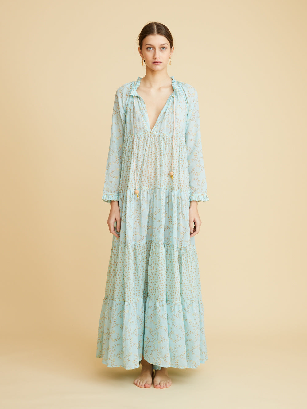 MAXI HIPPY DRESS VIOLA SPEARMINT