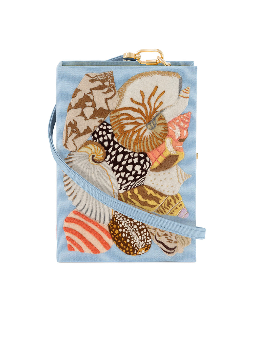 SHELL BOOK POUCH WITH STRAP