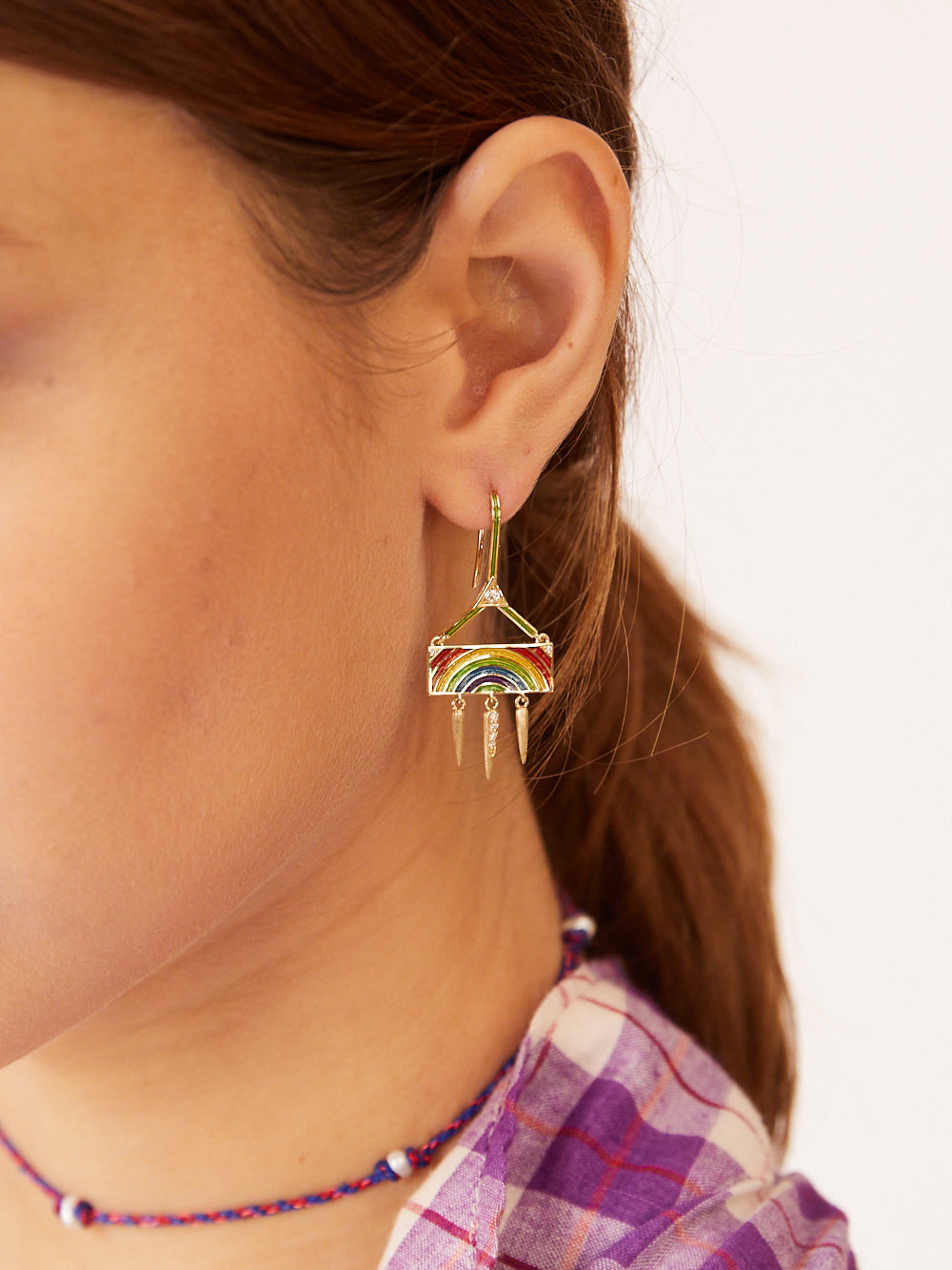 BOUCLE D'OREILLE RAINBOW