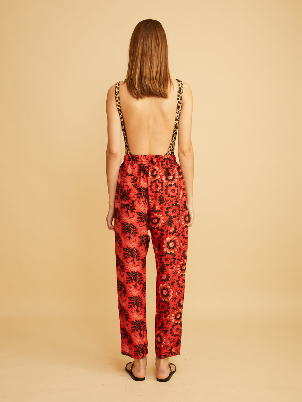 SACHA SILK RED PANTS