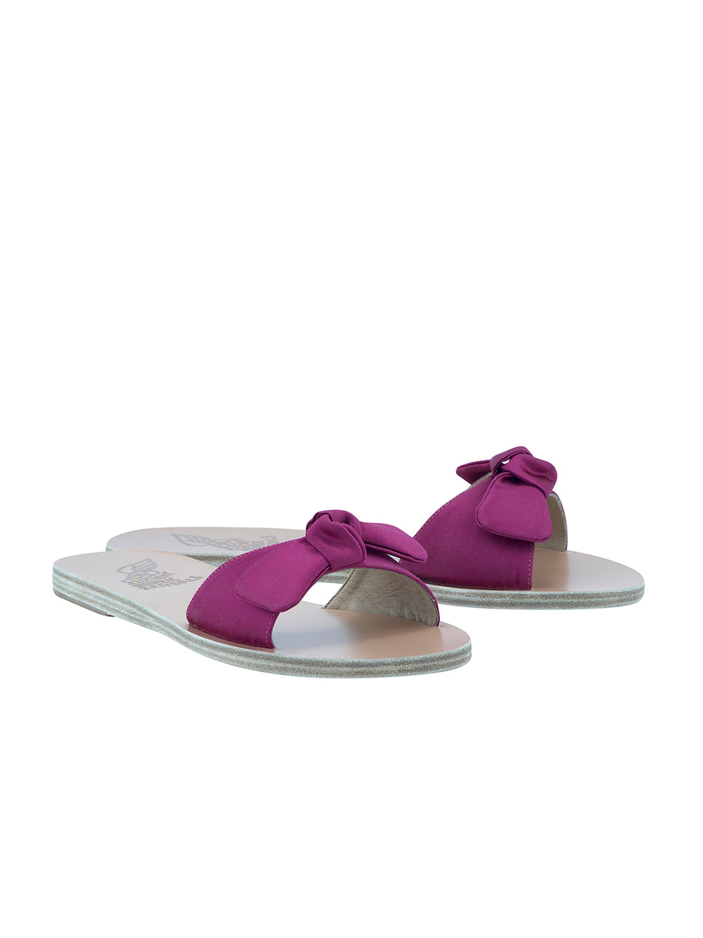 ALKI SATIN BLACKCURRANT SANDAL