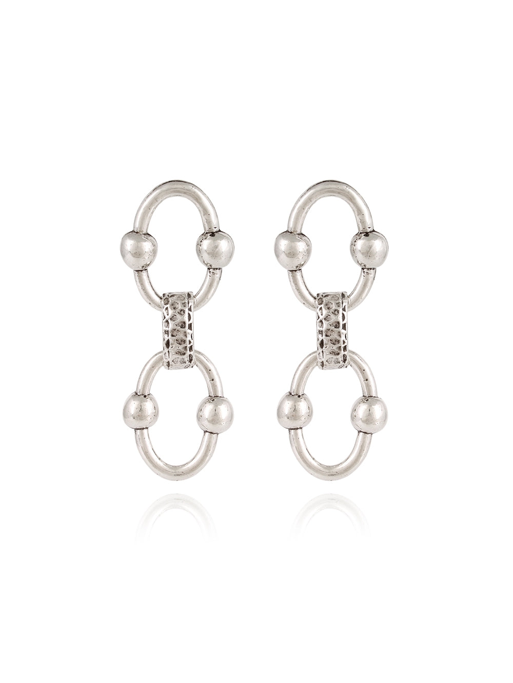 BOUCLE D'OREILLE RIVAGE ARGENT