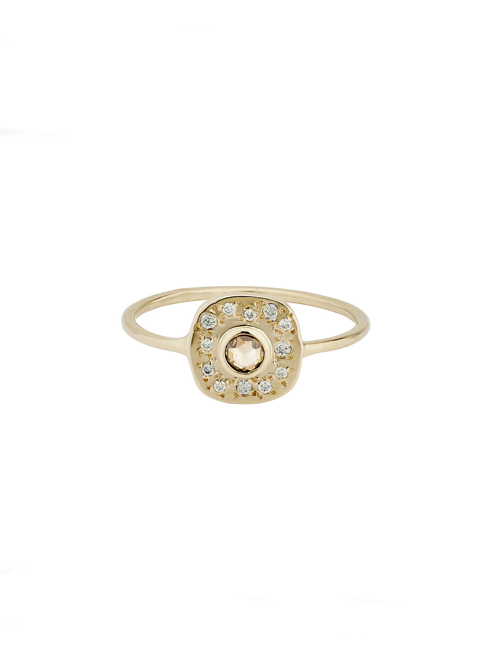 BAGUE AMULETTE DIAMANTS