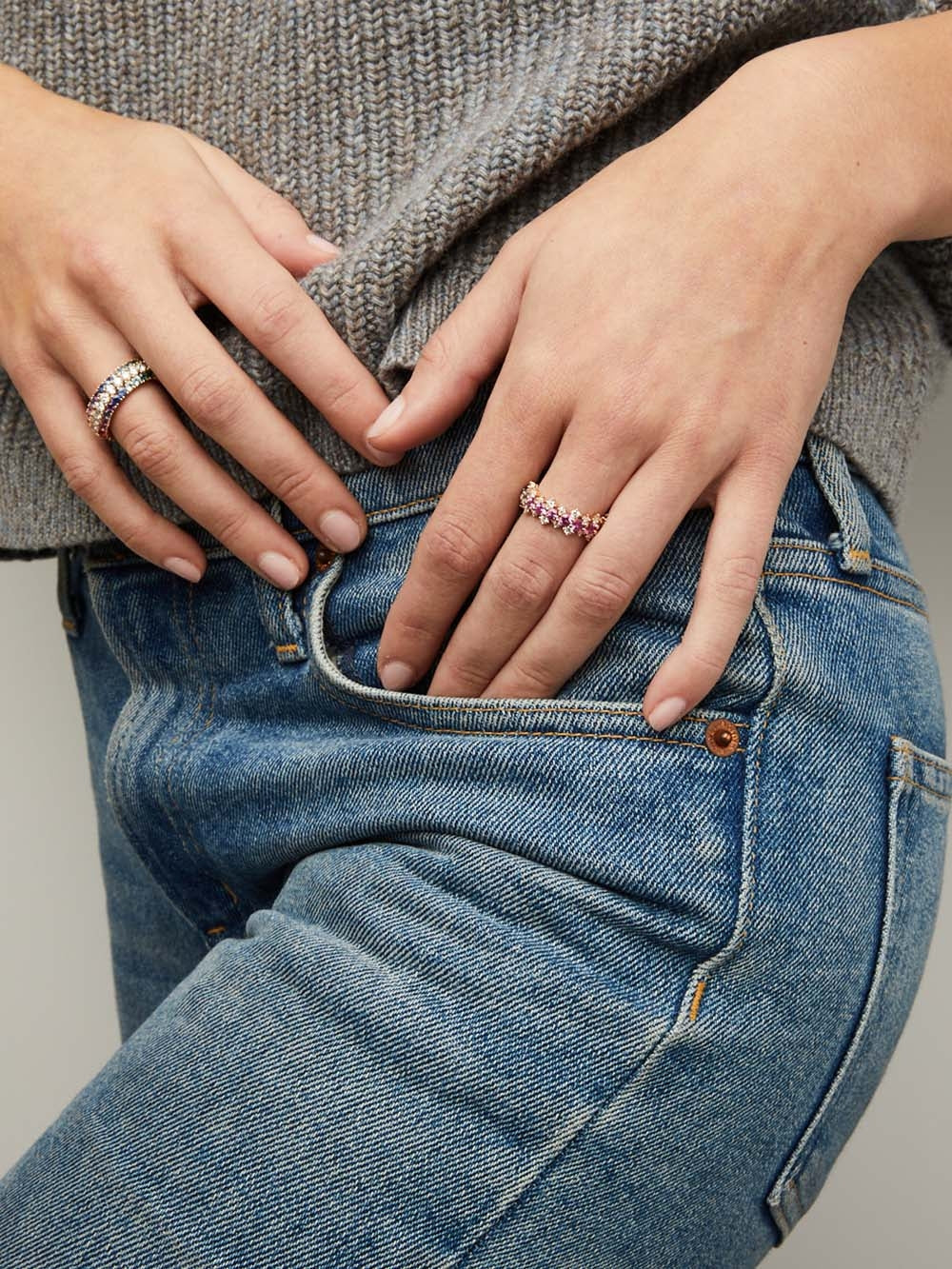 BAGUE SOUL EN OR ROSE