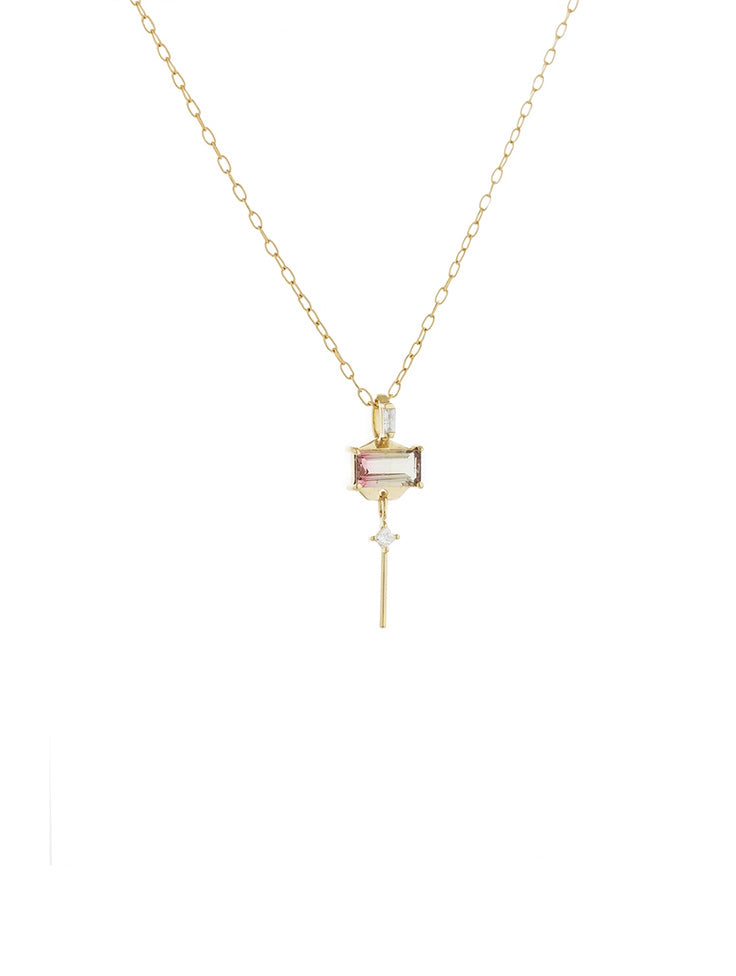 COLLIER TOURMALINE WATERMELON