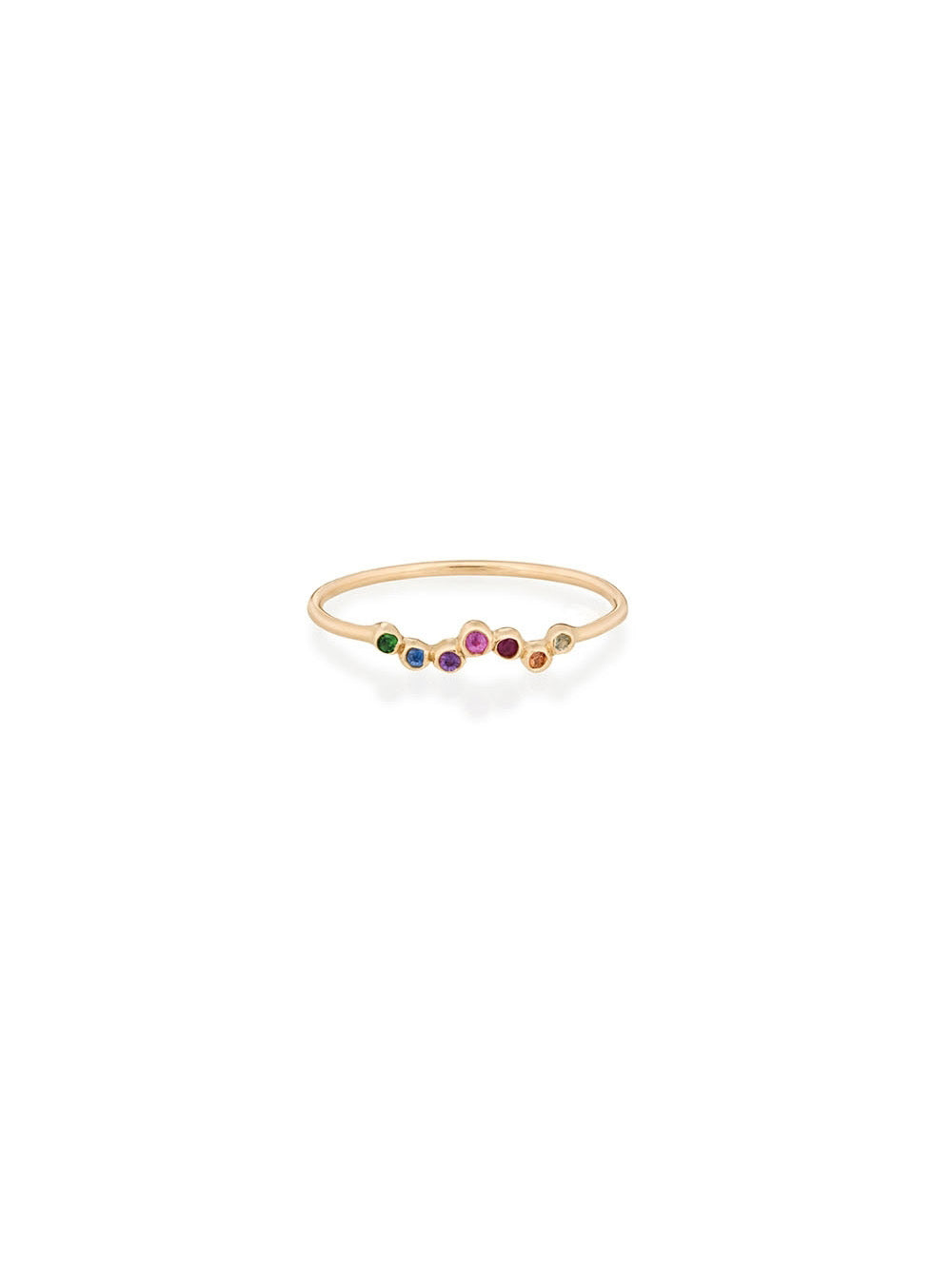 TWISTED RAINBOW RING