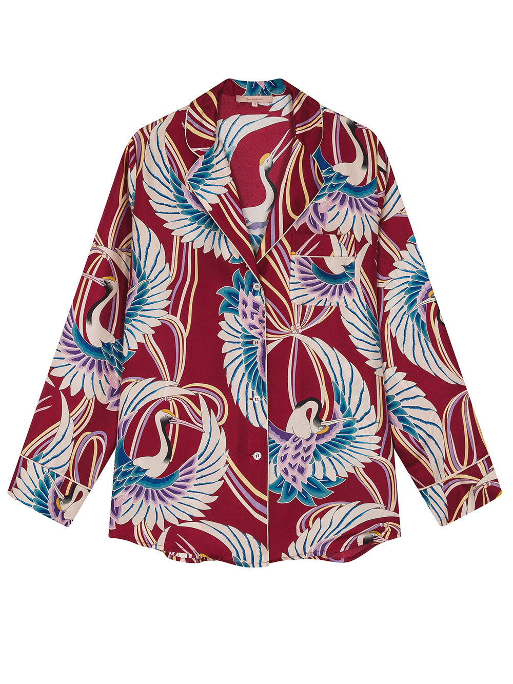 PAJAMA PEACOCK TOP