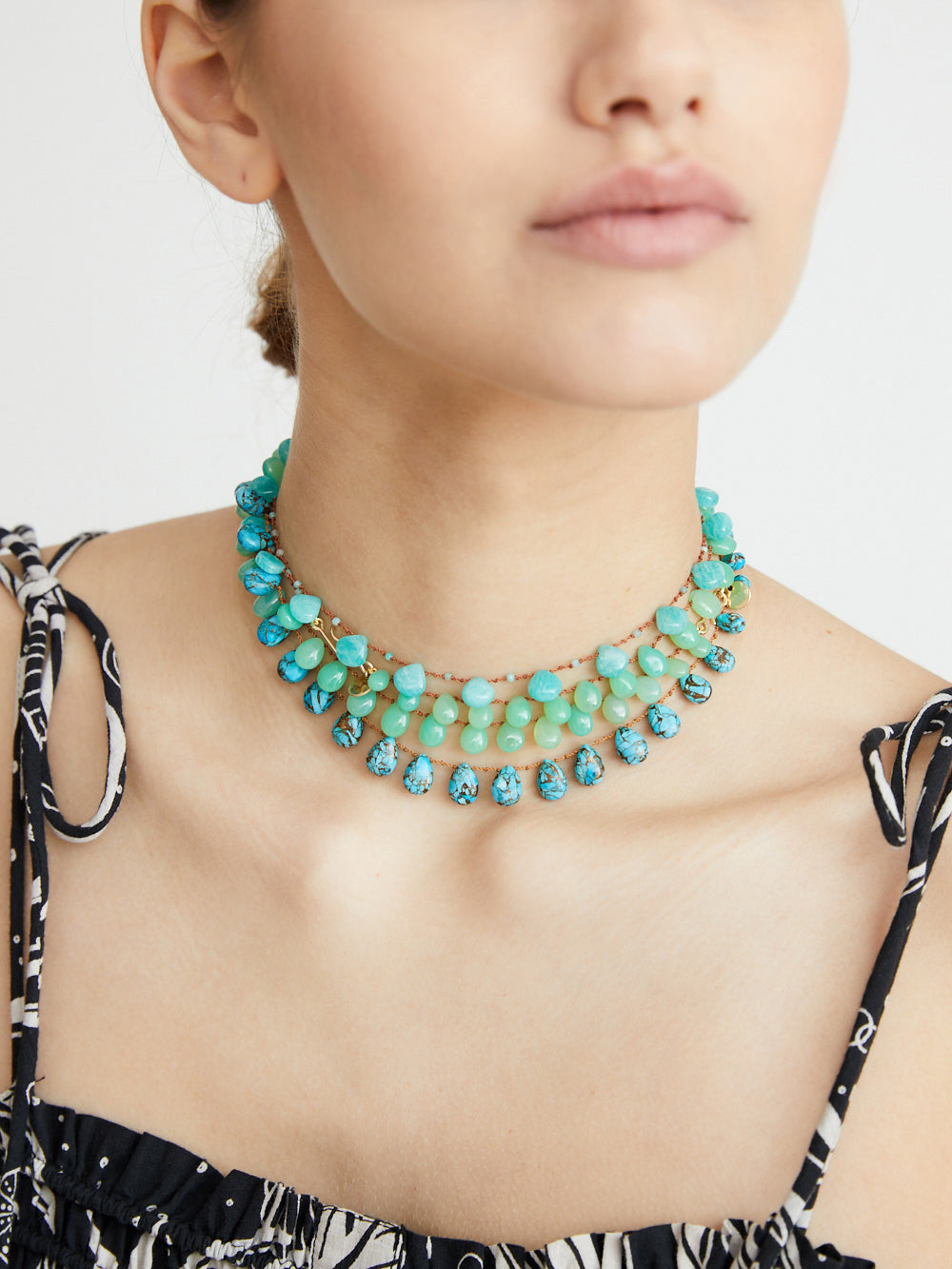 TURQUOISE MOHAWK NECKLACE