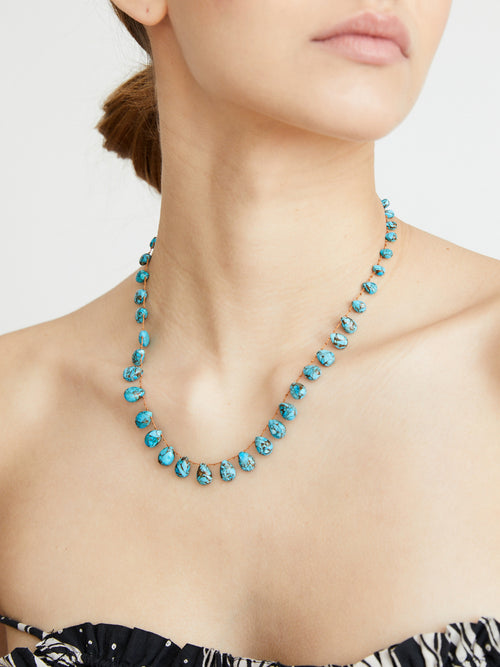 COLLIER MOHAWK TURQUOISE