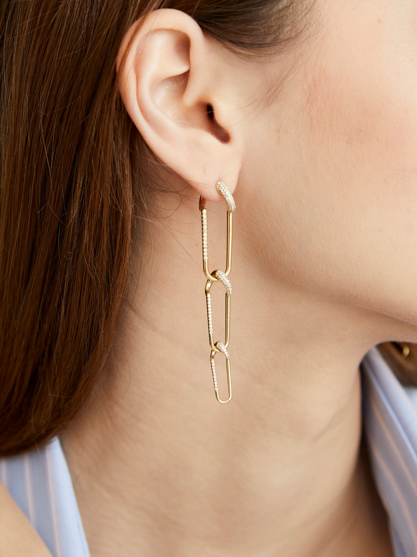 SEQUENCE GOLD EARRINGS