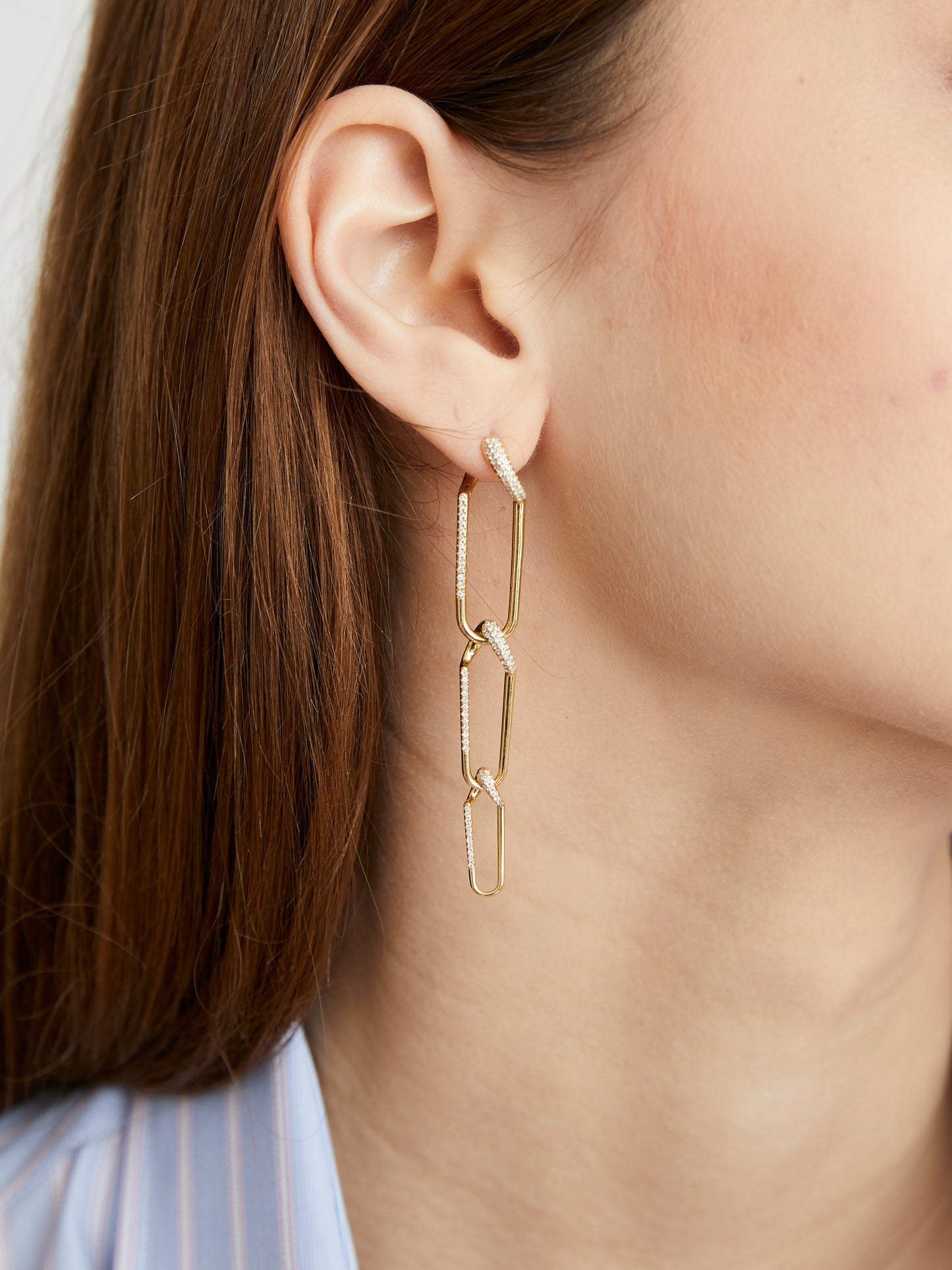 SEQUENCE GOLD EARRINGS